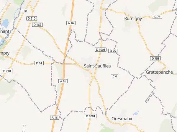 Plan de Saint-Sauflieu