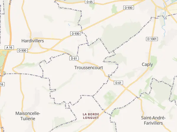 Plan de Troussencourt
