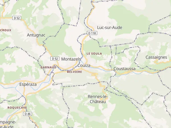 Plan de Couiza