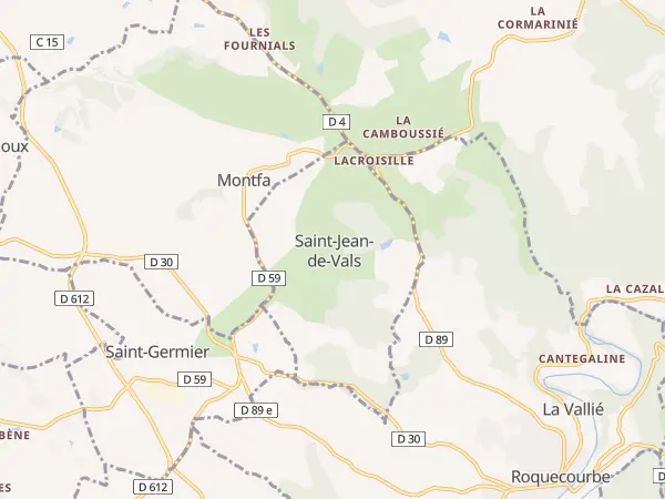Plan de Saint-Jean-de-Vals
