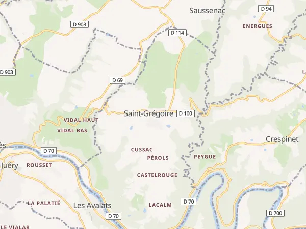 Plan de Saint-Grégoire