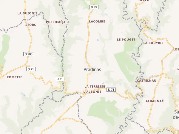 Plan de Pradinas