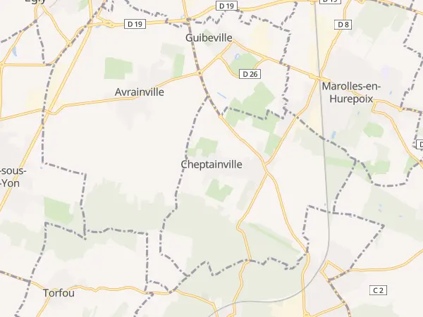 Plan de Cheptainville