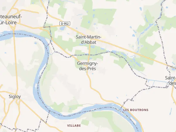 Plan de Germigny-des-Prés