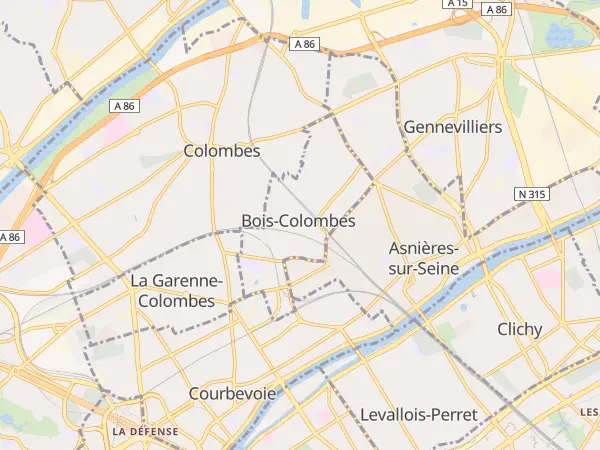 Plan de Bois-Colombes