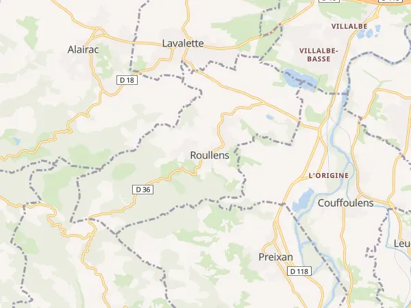 Plan de Roullens