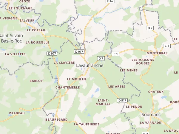 Plan de Lavaufranche