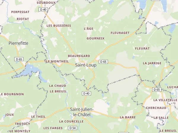 Plan de Saint-Loup