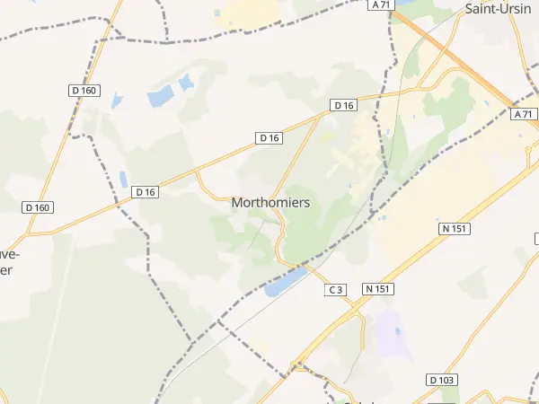 Plan de Morthomiers