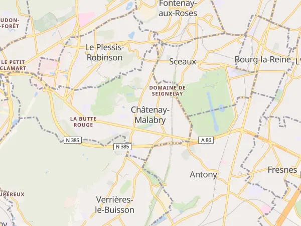Plan de Châtenay-Malabry