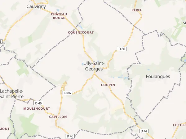 Plan de Ully-Saint-Georges