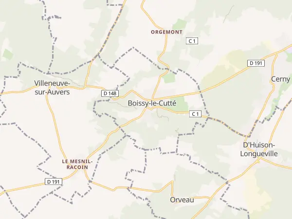 Plan de Boissy-le-Cutté