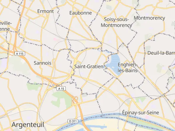 Plan de Saint-Gratien