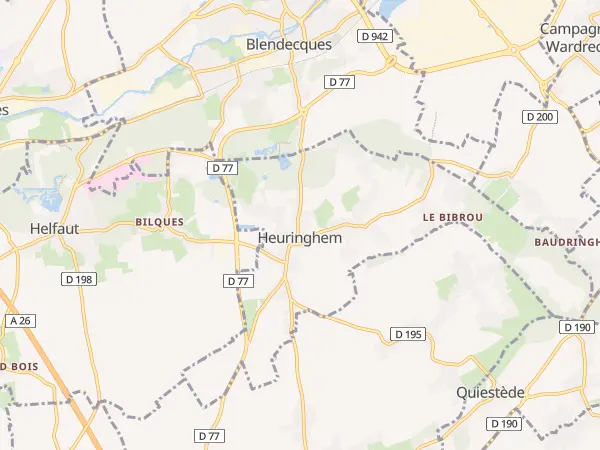 Plan de Heuringhem