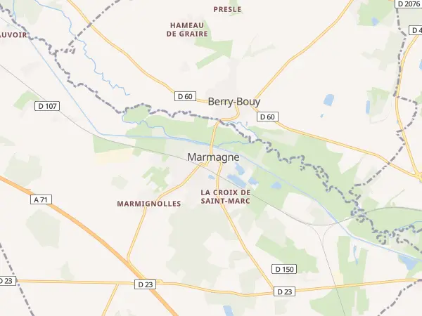 Plan de Marmagne