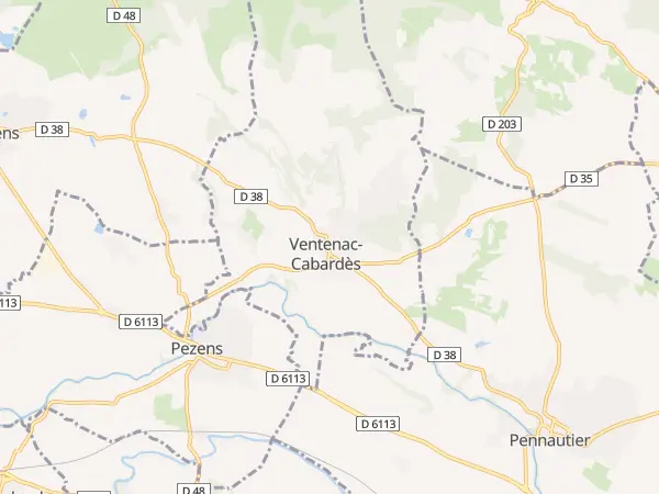 Plan de Ventenac-Cabardès