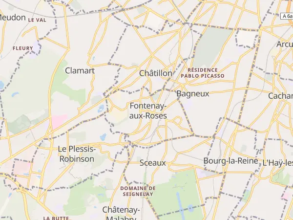Plan de Fontenay-aux-Roses