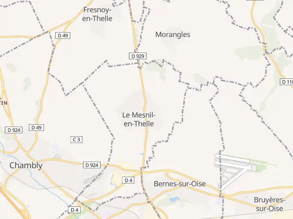 Plan du Mesnil-en-Thelle