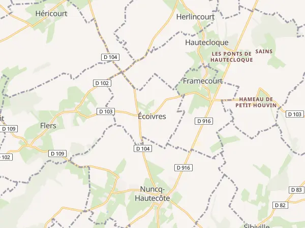 Plan de Écoivres