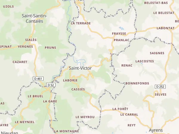 Plan de Saint-Victor