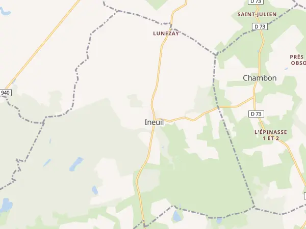 Plan de Ineuil