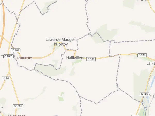 Plan de Hallivillers