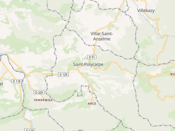 Plan de Saint-Polycarpe