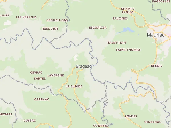 Plan de Brageac