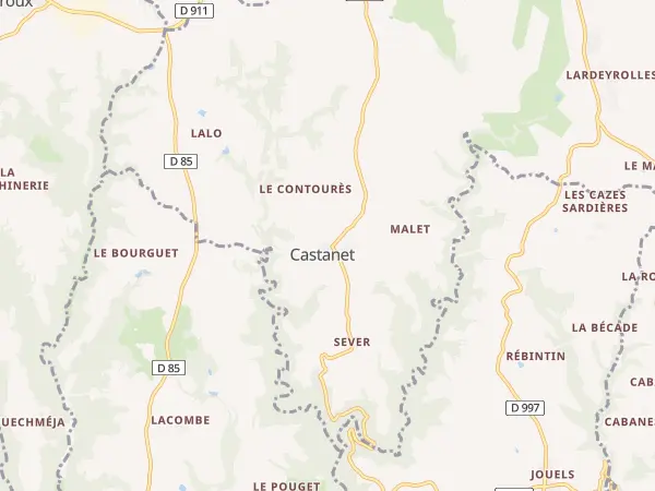 Plan de Castanet
