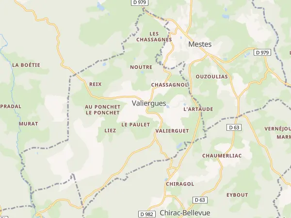 Plan de Valiergues