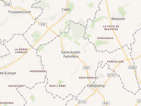 Plan de Saint-André-Farivillers