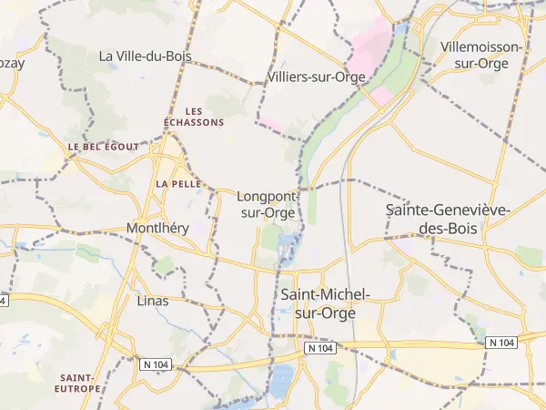 Plan de Longpont-sur-Orge