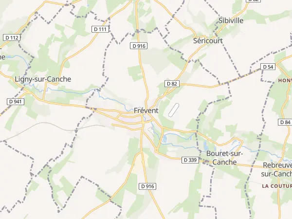 Plan de Frévent