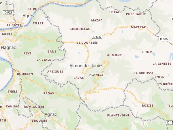 Plan de Almont-les-Junies