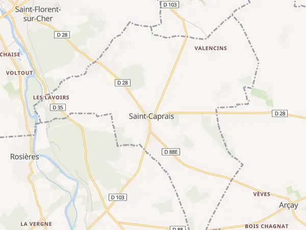 Plan de Saint-Caprais
