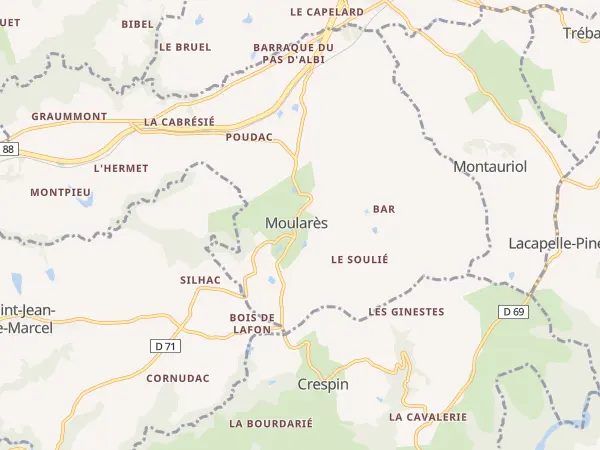 Plan de Moularès