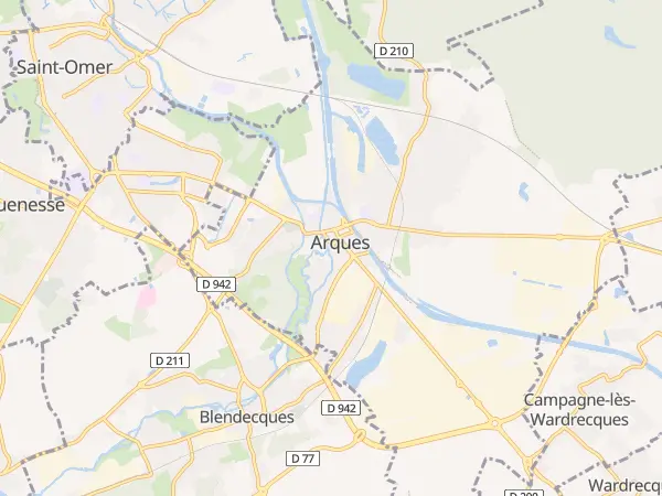 Plan de Arques