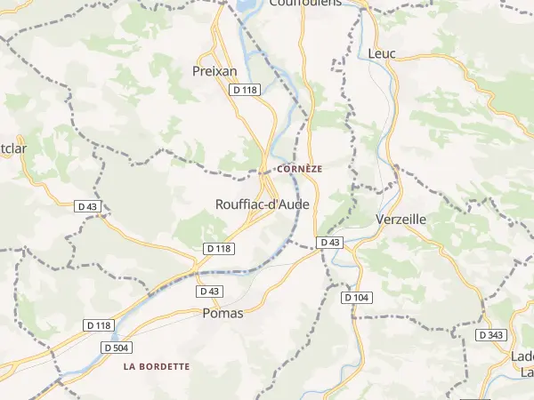 Plan de Rouffiac-d’Aude