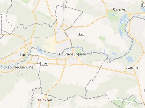 Plan de Bouray-sur-Juine
