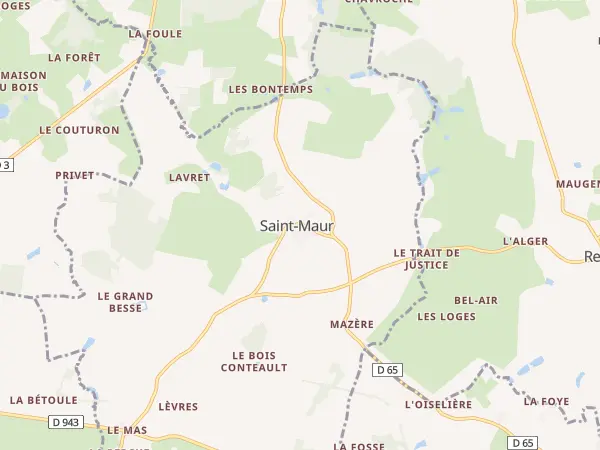 Plan de Saint-Maur