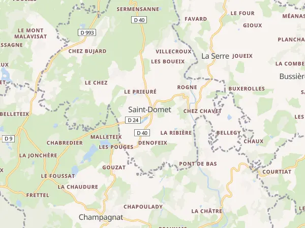 Plan de Saint-Domet