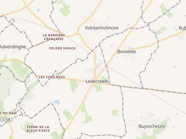 Plan de Lederzeele