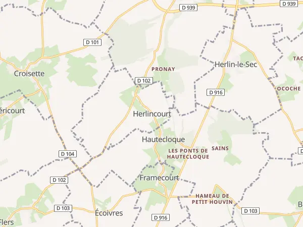 Plan de Herlincourt