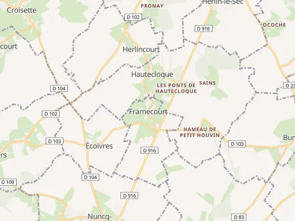 Plan de Framecourt