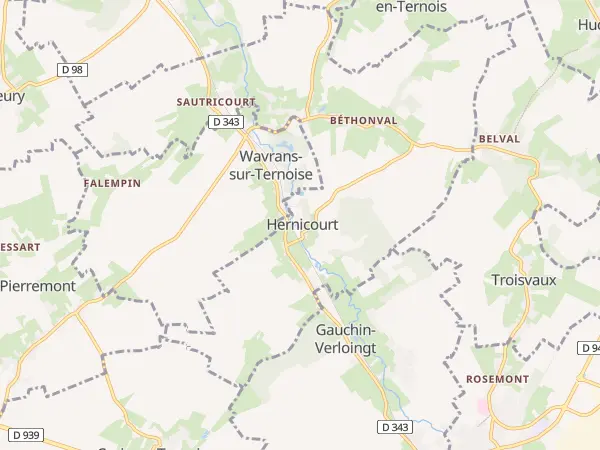 Plan de Hernicourt