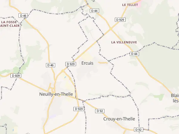 Plan de Ercuis