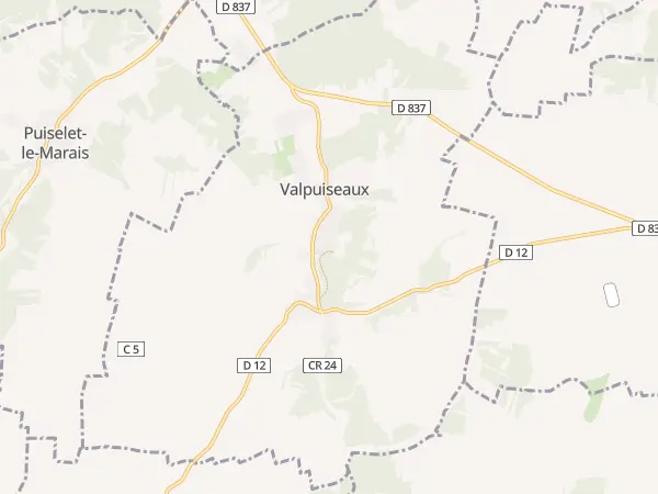 Plan de Valpuiseaux