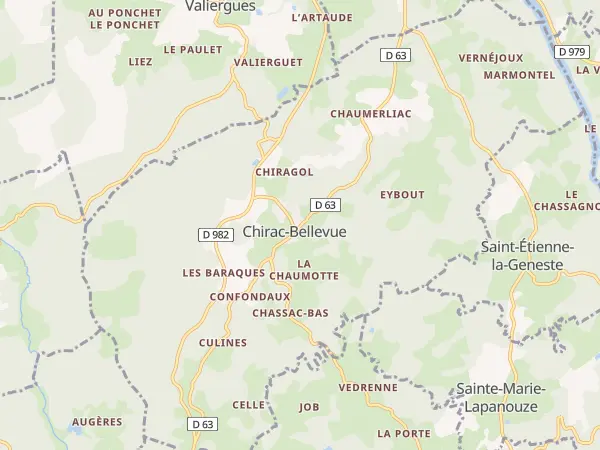 Plan de Chirac-Bellevue