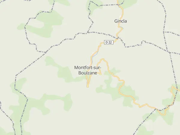 Plan de Montfort-sur-Boulzane