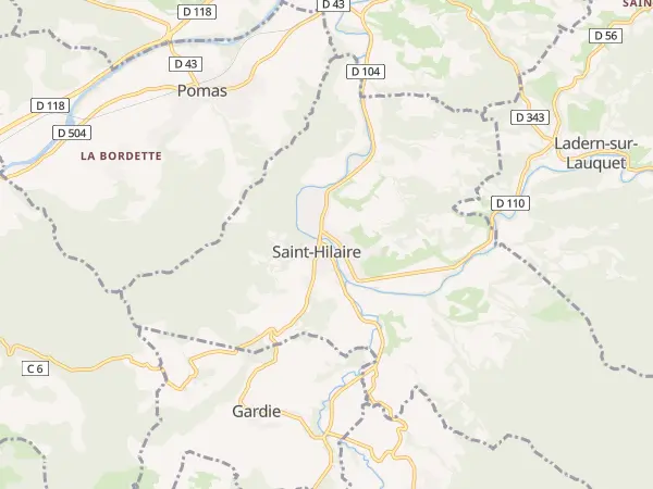 Plan de Saint-Hilaire